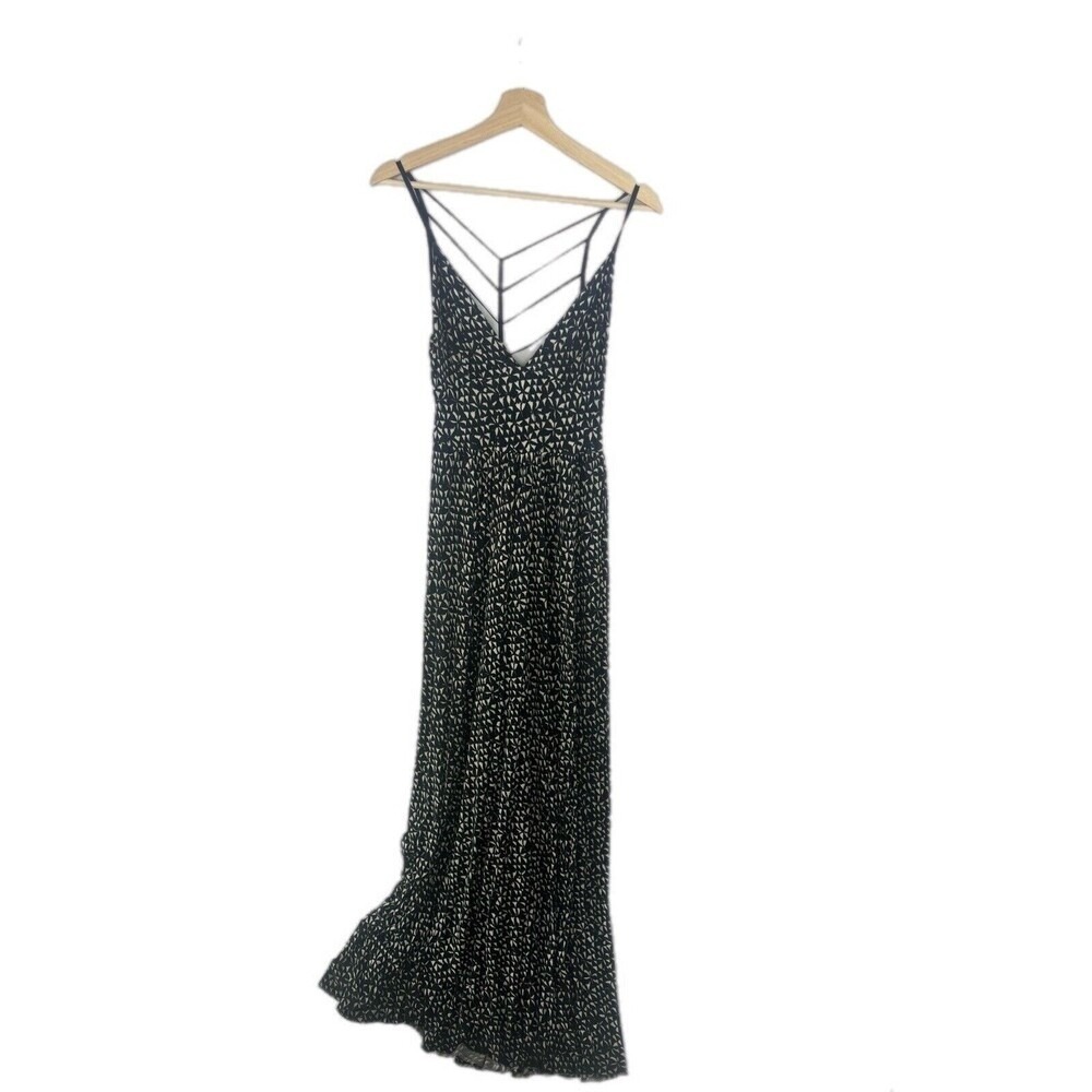 Silence + Noise Urban Outfitters Backless Cut Maxi Dress Black Long Sexy Small